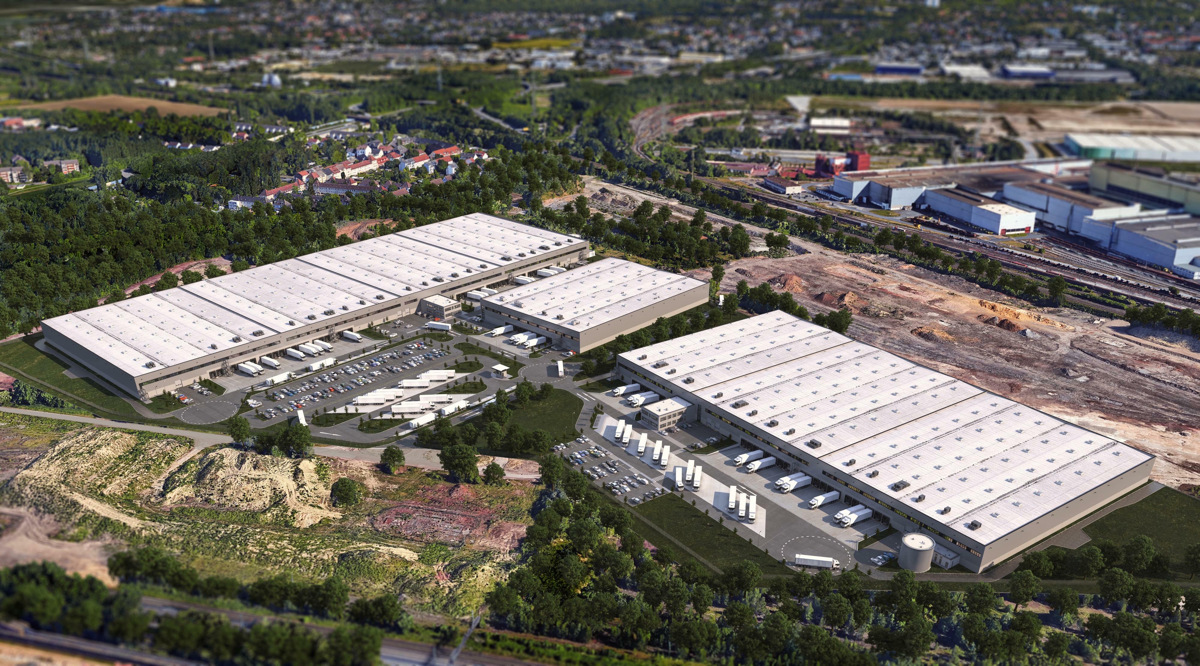 Bird's-eye view Prologis Park Dortmund Bird's-eye view Prologis Park Dortmund