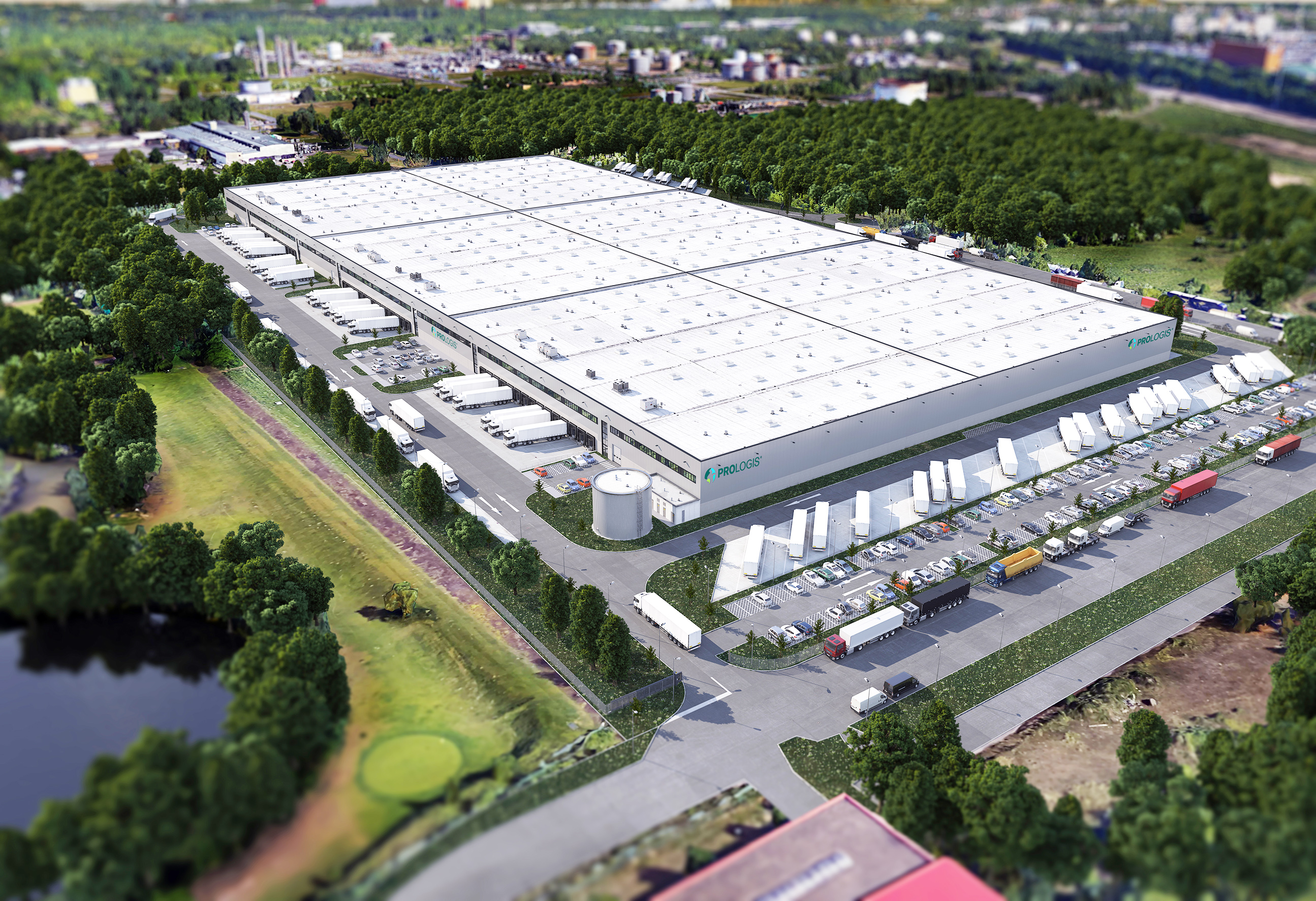 Bird's-Eye View Prologis Park Köln-Niehl Bird's-Eye View Prologis Park Köln-Niehl