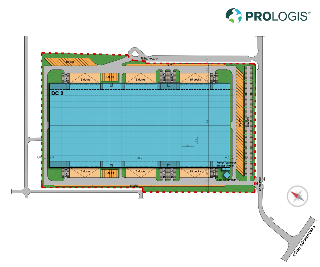 Hallenplan, Prologis Park Köln-Niehl Hallenplan, Prologis Park Köln-Niehl