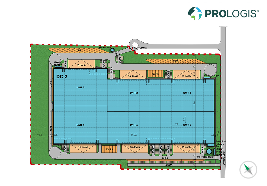 Prologis Park Köln-Niehl Hallenplan Prologis Park Köln-Niehl Hallenplan