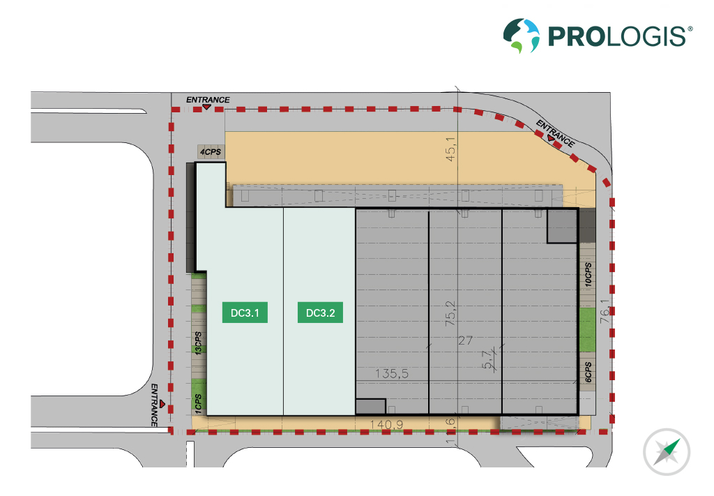Hall plan Prologis Park Hamburg-Steinwerder DC3 Hall plan Prologis Park Hamburg-Steinwerder DC3