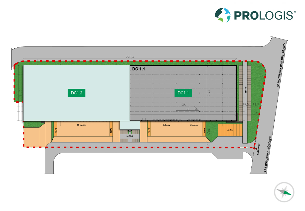 Hall Plan Prologis Park Augsburg DC1 Hall Plan Prologis Park Augsburg DC1
