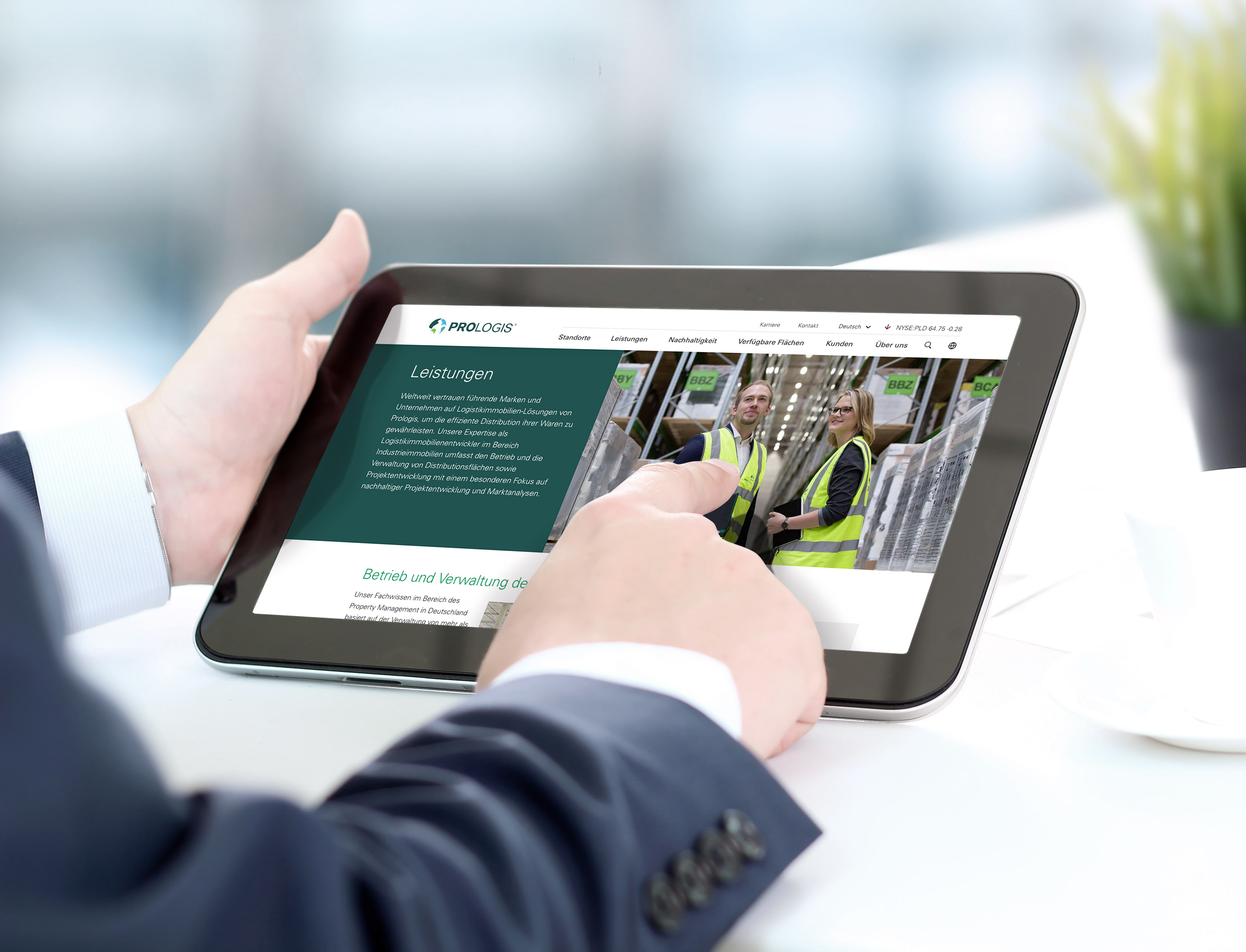 Prologis Deutschland mit neuer site September 26, 2017 Prologis