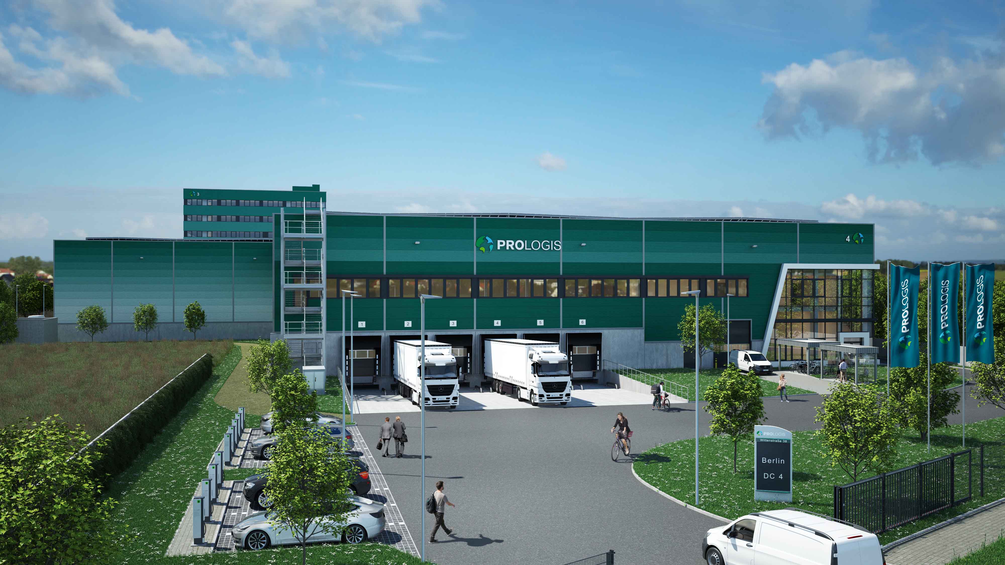 Prologis Park Berlin DC4 Einfahrt Prologis Park Berlin DC4 Einfahrt