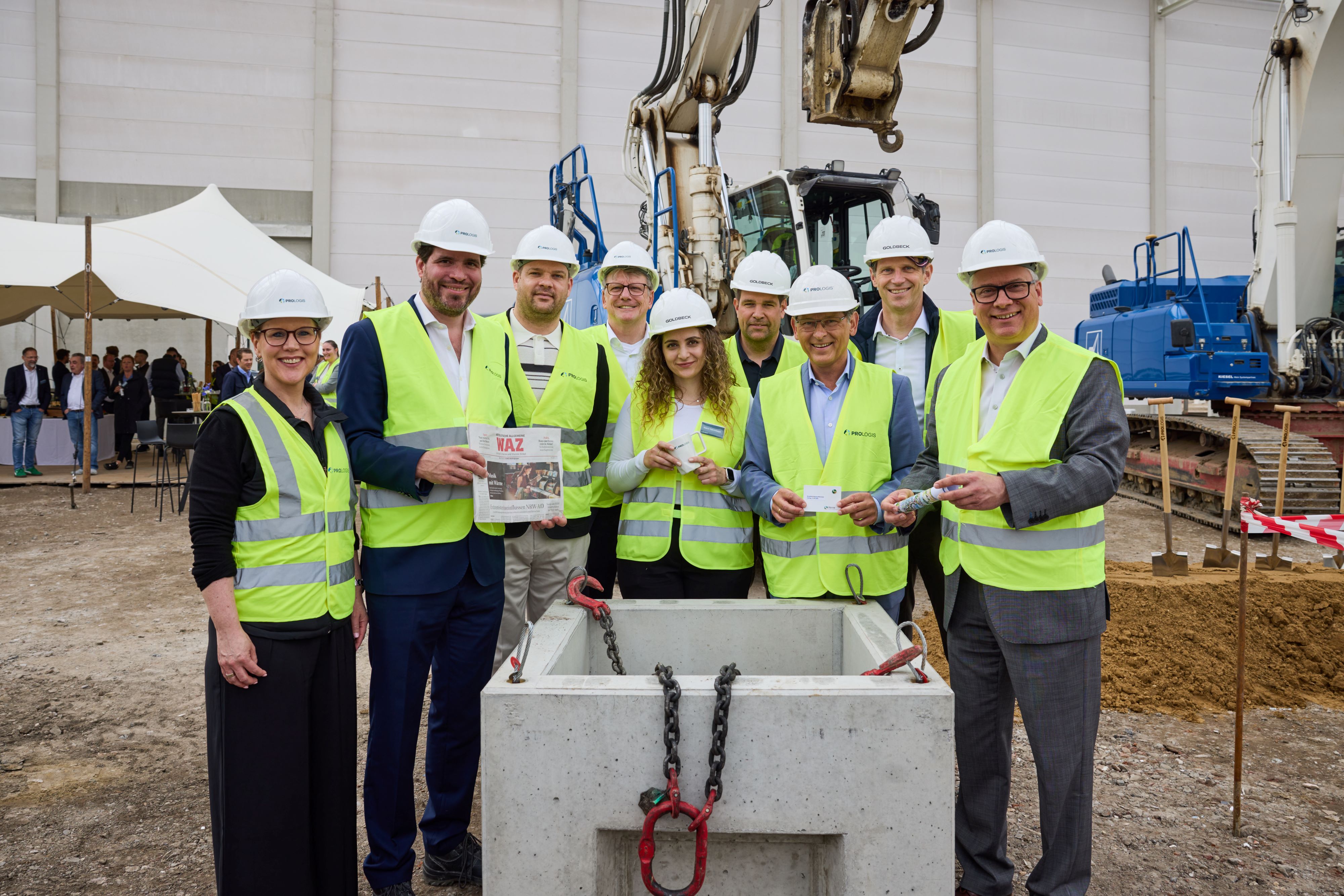 Prologis Grundsteinlegung Herne April 2026