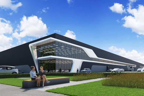 Rendering Prologis Park Waalwijk DC3 Rendering Prologis Park Waalwijk DC3
