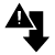 Black reduce risk icon 