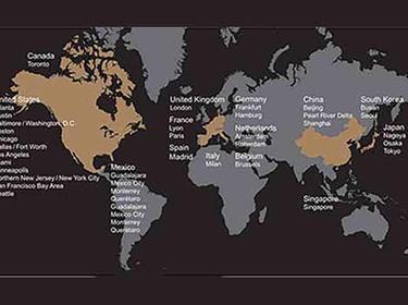 Prologis Timeline - 2002 map