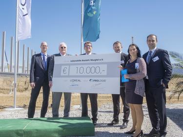 Donation Prologis and L'Oréal Cornerstone Ceremony in Muggensturm, Germany
