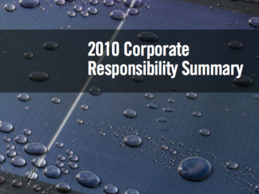 2010 Corporate Responsibility Report