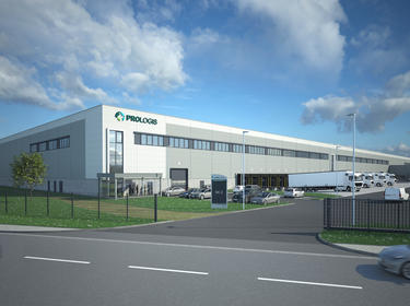 CGI of Dortmund DC2 warehouse