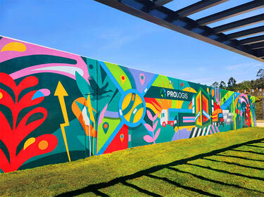 Prologis Community-Wandbild