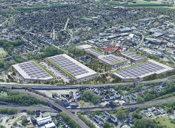 Luftaufnahme des Prologis Park Dortmund DC4
