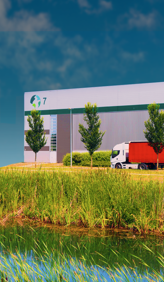 Außenansicht eines Prologis-Gebäudes Außenansicht eines Prologis-Gebäudes