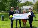 Scheckübergabe an das Kinderhilfezentrum Düsseldorf Scheckübergabe an das Kinderhilfezentrum Düsseldorf